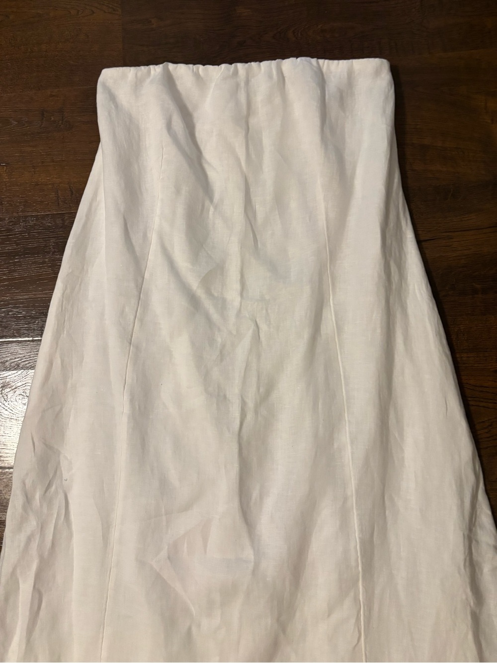 Quince 100% European Linen Strapless Maxi Dress - Picture 9 of 13